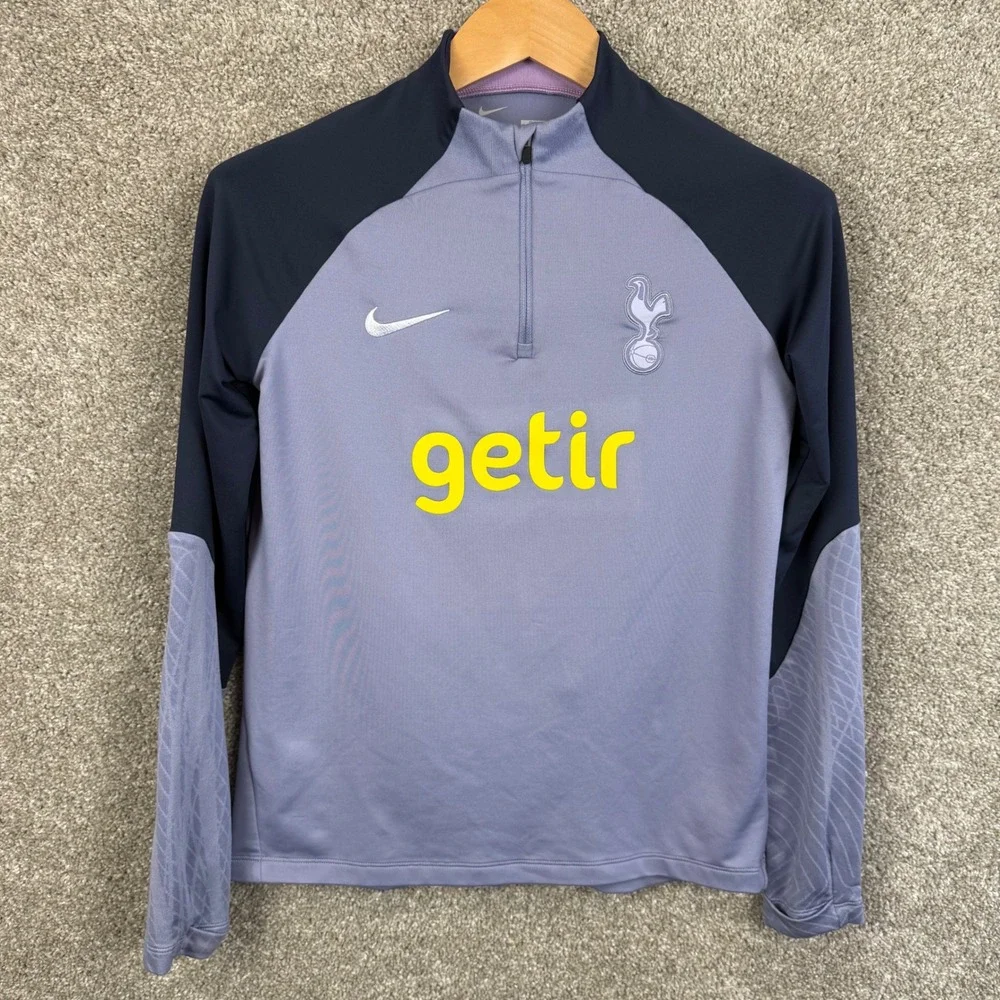 Nike‎ Tottenham Hotspur Youth XL Dri-FIT Strike 1/4 Zip Training Top Purple